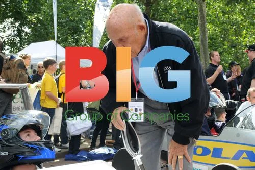 Sir Stirling Moss at Eco Car Race
