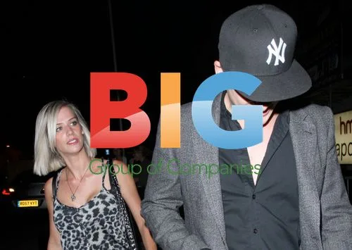 Lee Ryan and Samantha Miller at Ricky Gervais Show