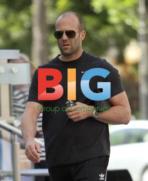 Jason Statham Leaves Gym in LA