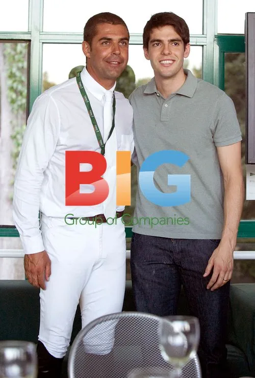 Kaka at Madrid Horse Races with Son