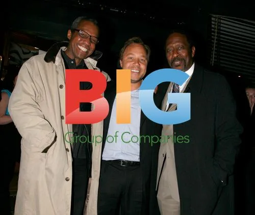Hugh Quarshie, Stephen Graham and Clarke Peters at Grocho Club