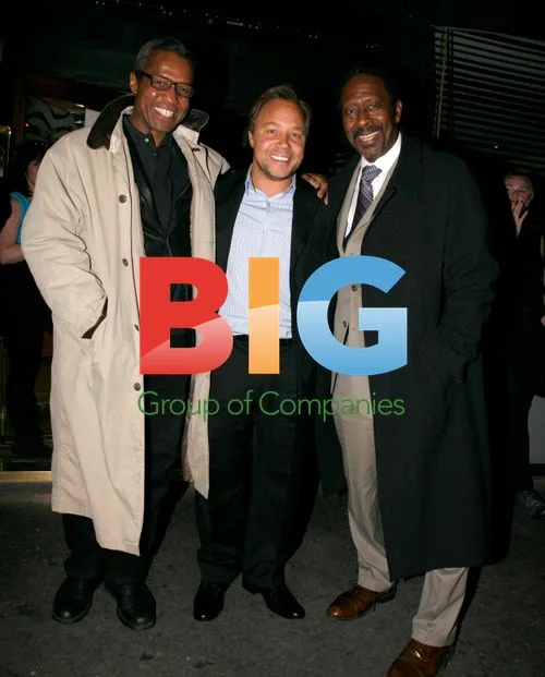 Hugh Quarshie, Stephen Graham, and Clarke Peters at Grocho Club
