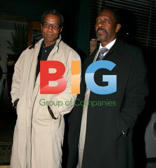 Hugh Quarshie and Clarke Peters at Grocho Club