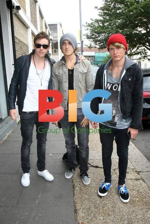 McFly at Celebrity Juice Filming