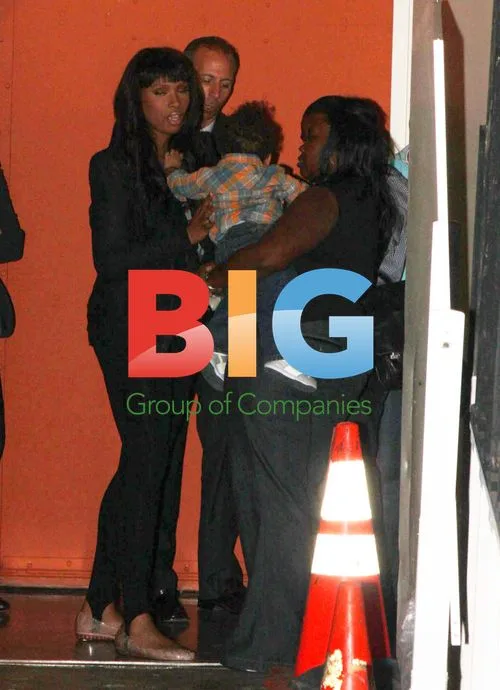 Jennifer Hudson and son David Jr. on "Live with Regis & Kelly"