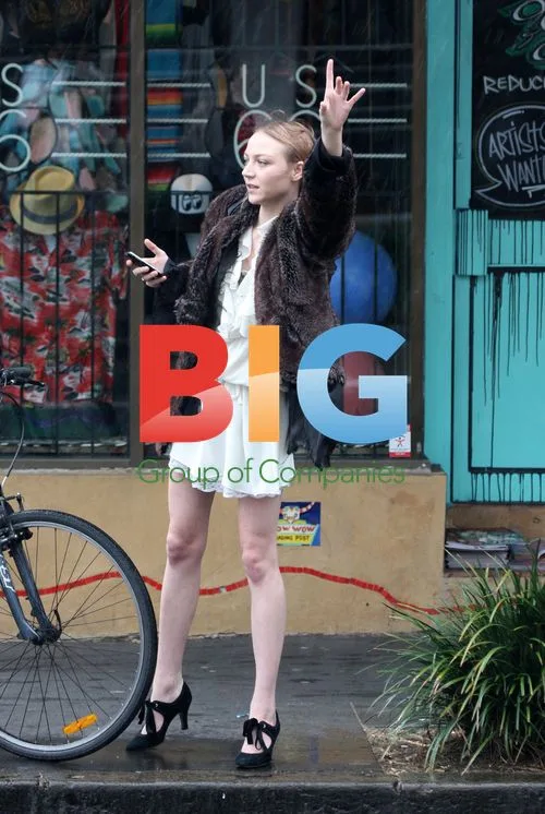 Model Louise Van De Vorst spotted in Surry Hills