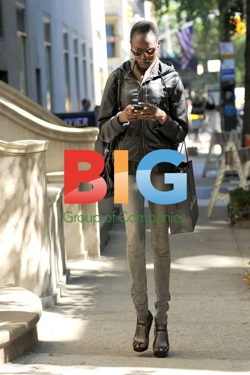 Alek Wek out and about in New York
