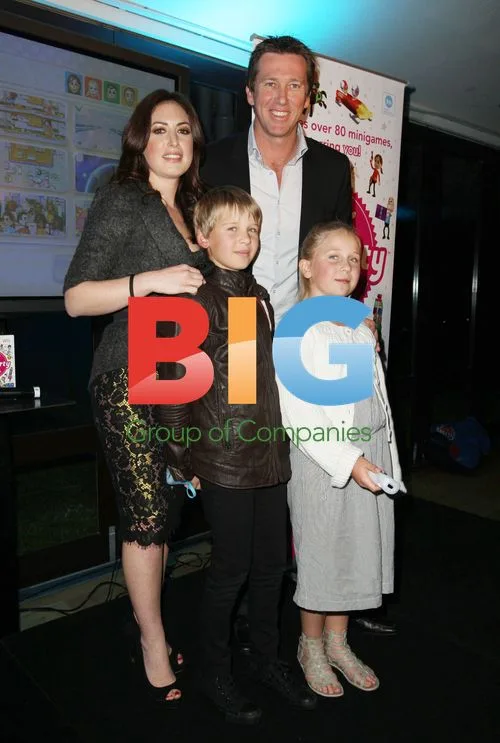Glenn McGrath & Sara Leonardi Launch WII Party