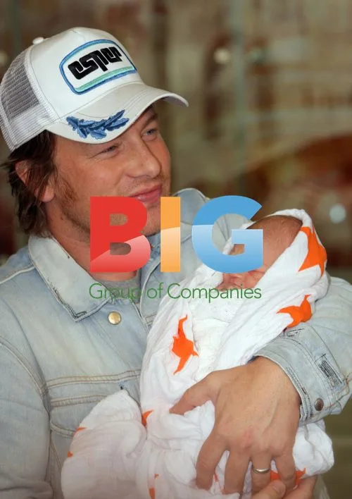Jamie and Jools Oliver with family