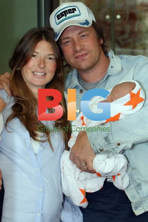 Jamie and Jools Oliver with Family