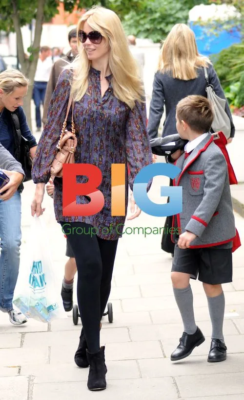 Claudia Schiffer on School Run