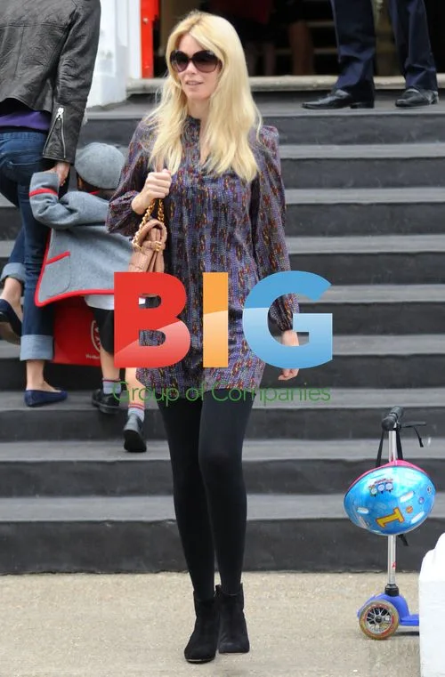 Claudia Schiffer on School Run