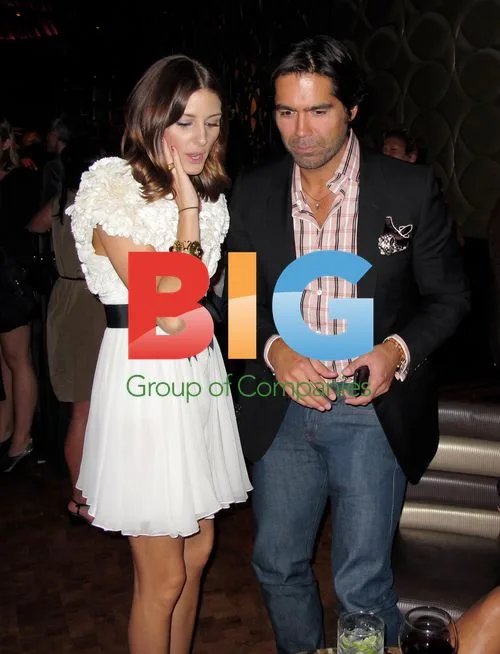 Olivia Palermo and Brian Atwood at US Weekly Party