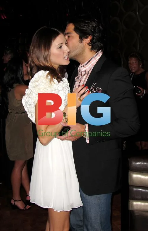 Olivia Palermo and Brian Atwood at US Weekly Party