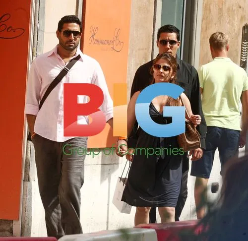 Aishwarya Rai & Abhishek Bachchan in Rome
