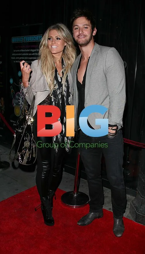 Stuart Pilkington and Girlfriend at Fashion Show