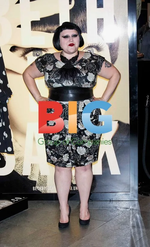 Beth Ditto at London Fashion Week