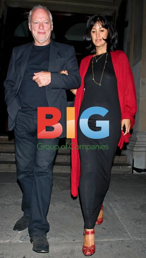 David Gilmour and Polly Samson at film event