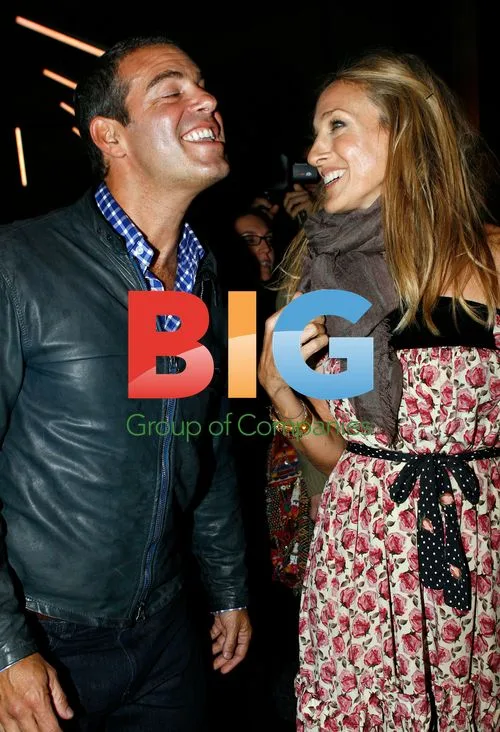 Andy Cohen and Sarah Jessica Parker at DVF Show