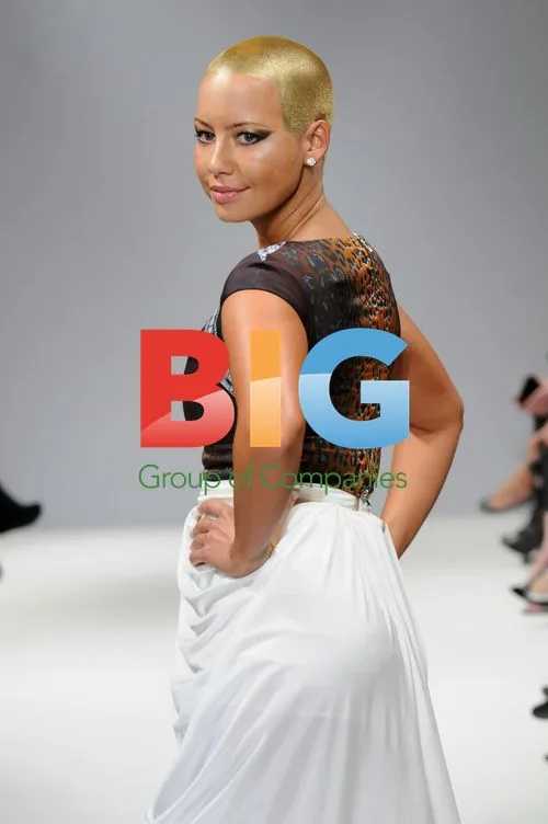 Amber Rose at London Fashion Week 2010
