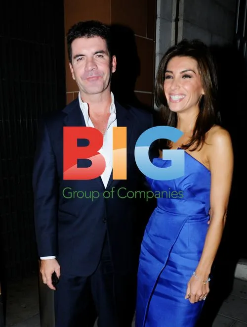 Simon Cowell with Girlfriend and Friend