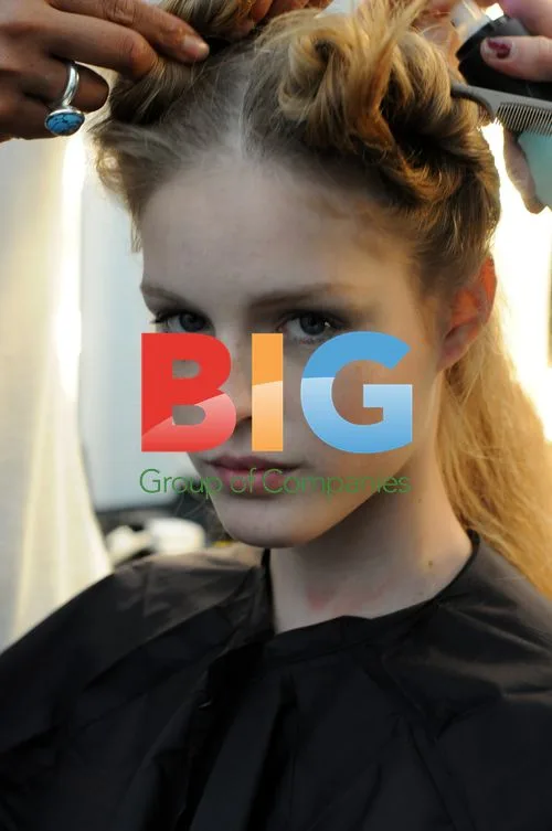 Backstage at Matthew Williamson Show