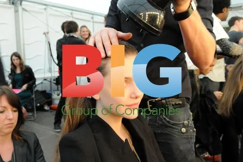 Backstage at Matthew Williamson Show