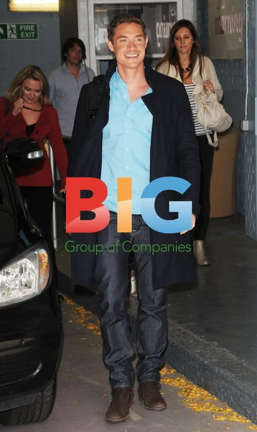 Celebrities at ITV studios in London