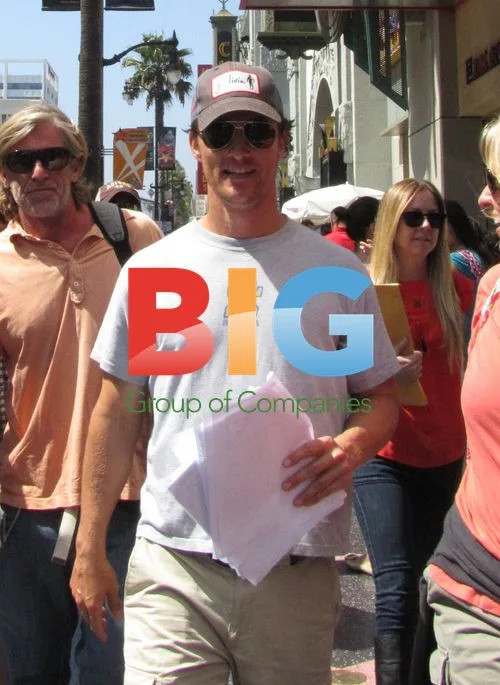 Matthew McConaughey on Hollywood Blvd