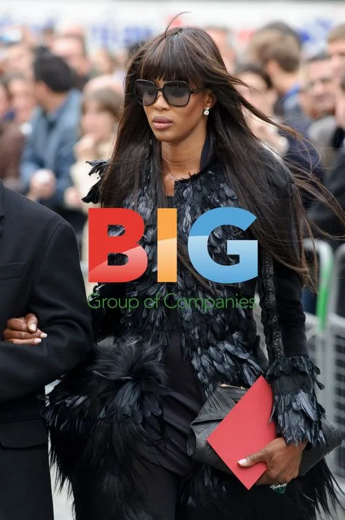 Naomi Campbell at McQueen Memorial