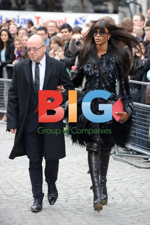 Naomi Campbell at Alexander McQueen Memorial