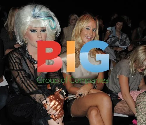 Jodie Harsh and Lady Victoria Hervey at Ashish S/S 2011 Show