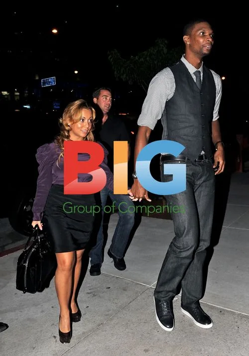 Chris Bosh arrives at BOA Steakhouse