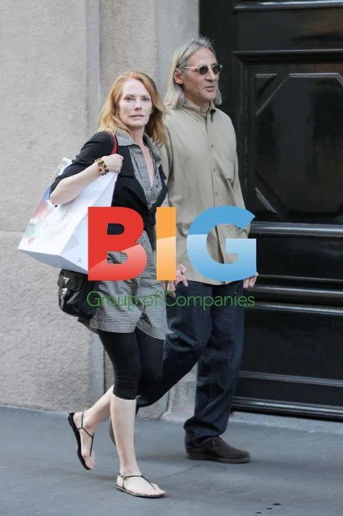 Mary Margaret Helgenberger Shopping in Milan