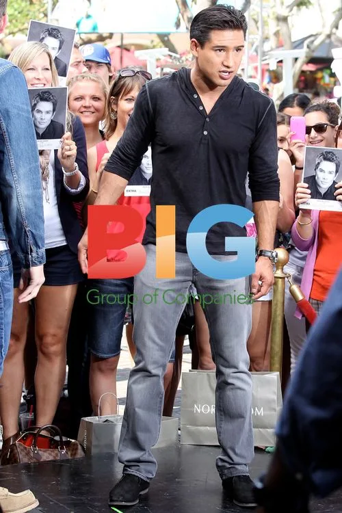 Mark McGraff and Mario Lopez at The Grove