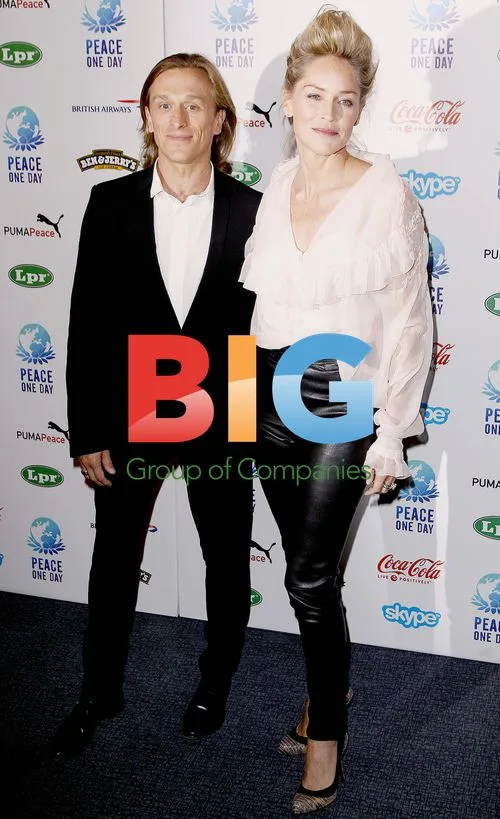 Sharon Stone at Peace One Day Concert Photocall