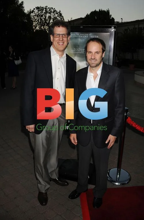 Jim Berk and Jeff Skoll at "Waiting for Superman" premiere