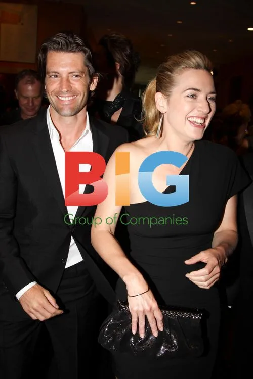 Kate Winslet and Louis Dowler at Testino Exhibition