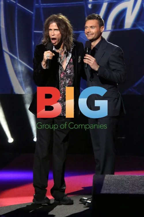 Steven Tyler and Ryan Seacrest at American Idol Press Conference