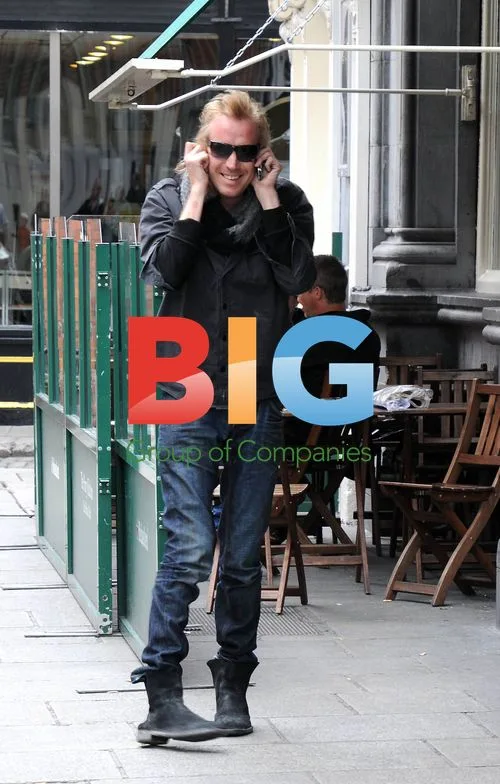 Rhys Ifans Enjoying Pint in Dublin