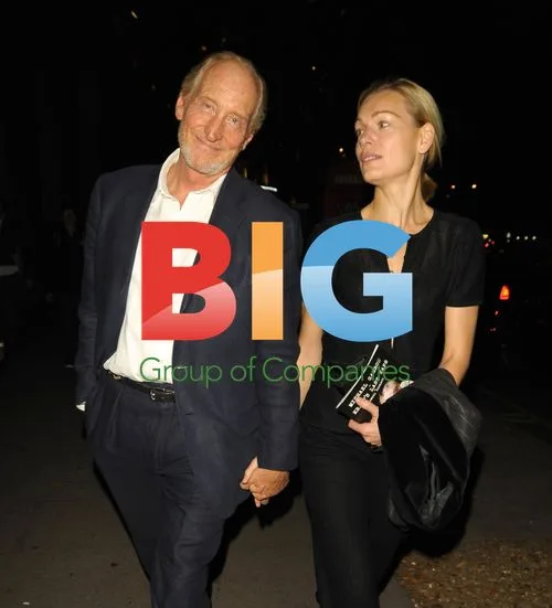 Actor Charles Dance out in London