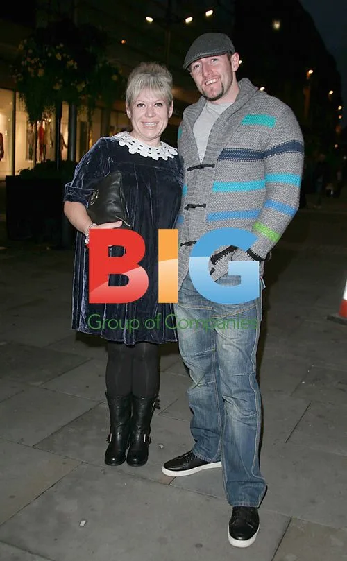 Tina Malone arriving at charity event