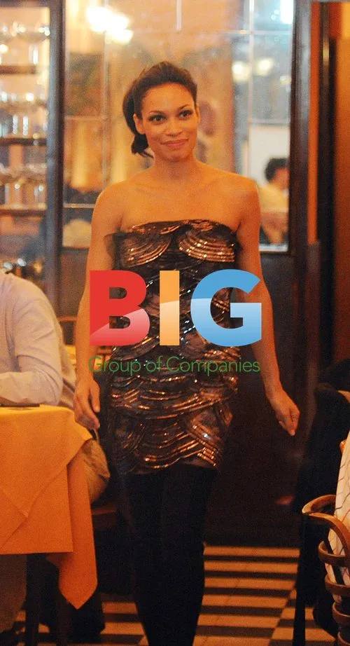 Rosario Dawson and Mathieu Schreyer Lunch in Milan