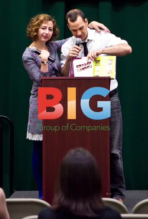 Kristen Schaal and Rich Blomquist promote 'Sexy Book of Sexy Sex'