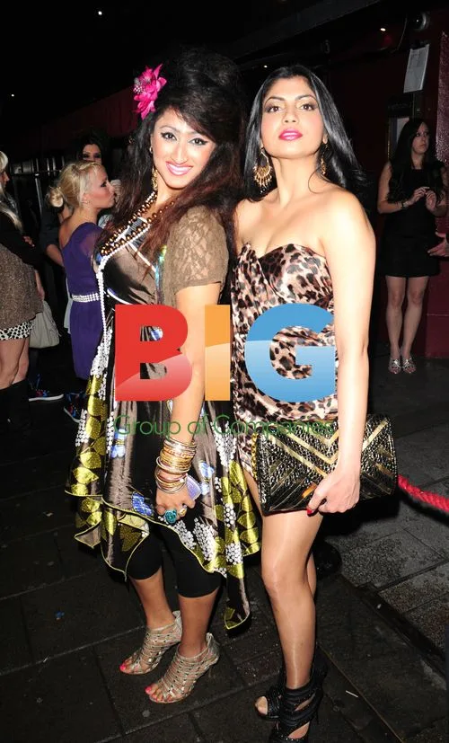 Beinazir and Hira at Big Brother Party