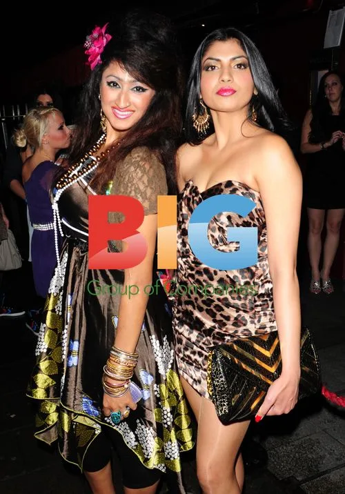 Beinazir and Hira at Big Brother Party