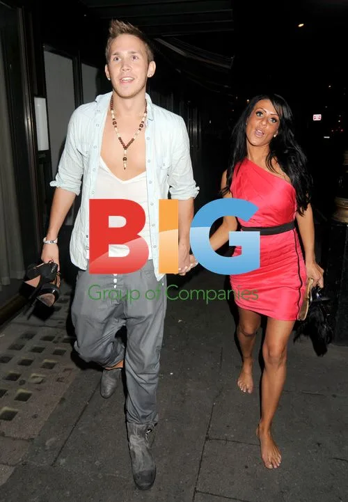 JJ and Coirin Forshaw Leaving London Nightclub