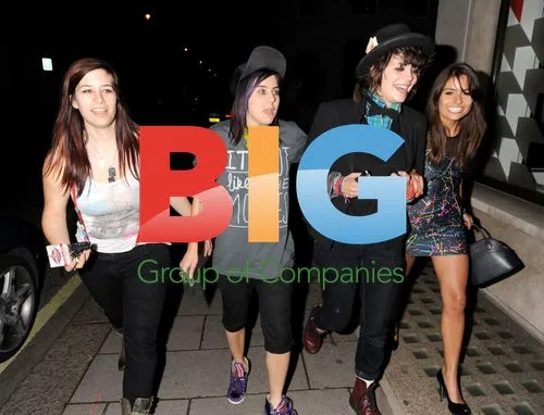 Shabby and Lady Sovereign Leaving London Nightclub