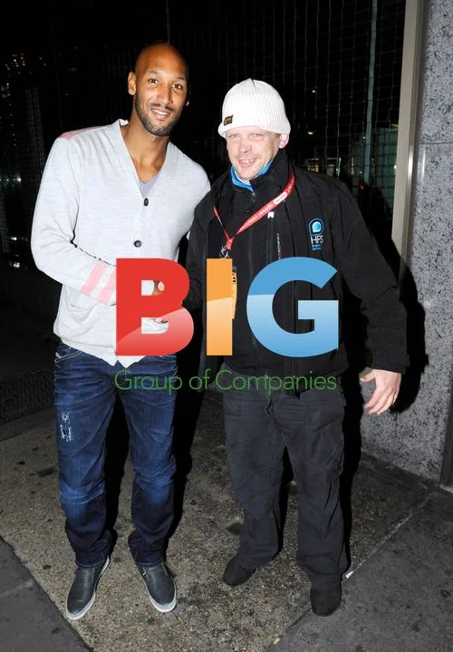 Nicolas Anelka at Nobu Restaurant in London