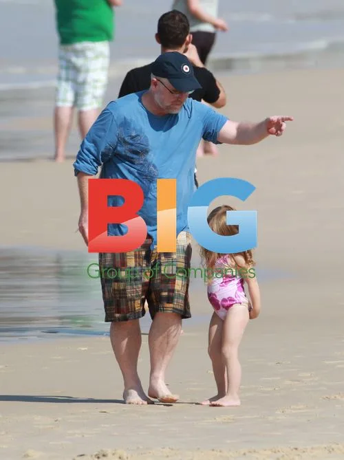Philip Seymour Hoffman Family at Bondi Beach
